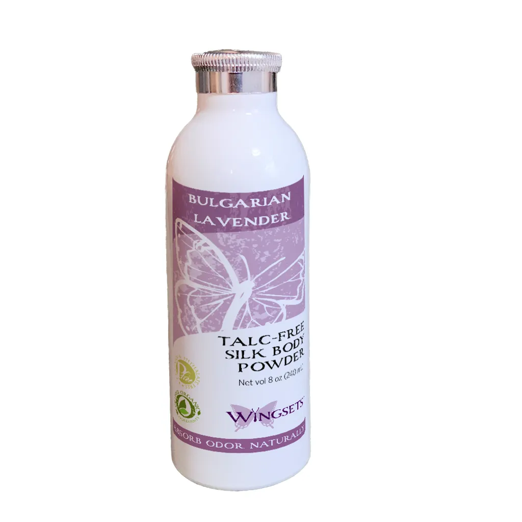 Women's Silk Deodorant Body Powder - Bulgarian Lavender